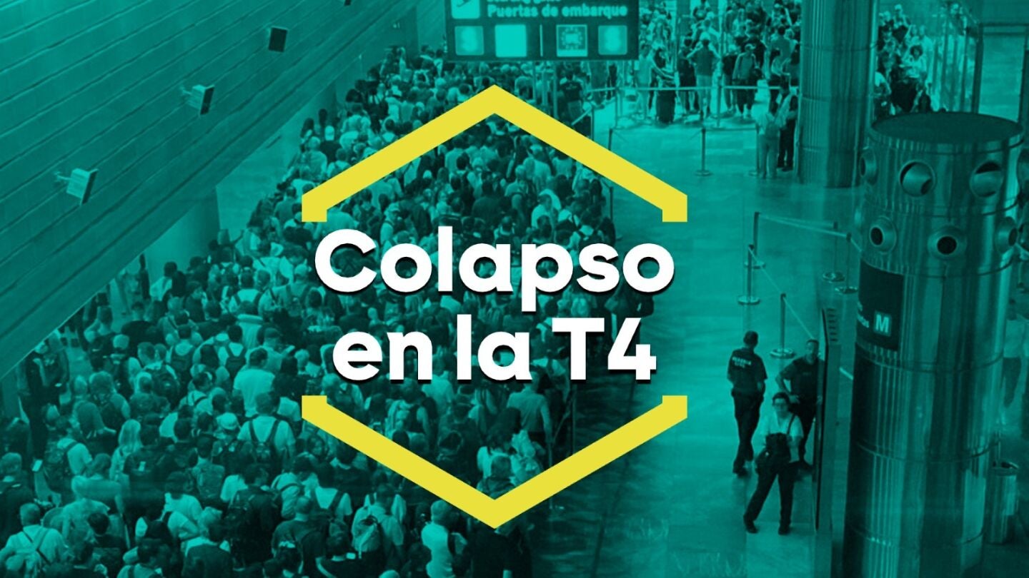 Colapso en el control de pasaportes de la T4: Transportes ve descoordinaci&oacute;n policial e Interior se escuda en un "fallo inform&aacute;tico"