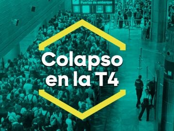Colapso en el control de pasaportes de la T4: Transportes ve descoordinación policial e Interior se escuda en un "fallo informático"