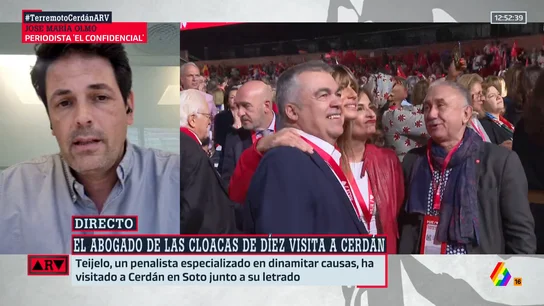 José María Olmo, sobre la situación de Cerdán: "Sabe que necesita al PSOE y el partido necesita que no hable" José María Olmo, sobre la situación de Cerdán: "Sabe que necesita al PSOE y el partido necesita que no hable"