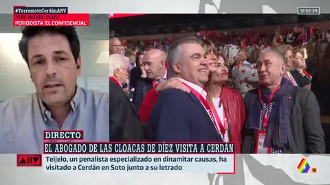 José María Olmo, sobre la situación de Cerdán: "Sabe que necesita al PSOE y el partido necesita que no hable" José María Olmo, sobre la situación de Cerdán: "Sabe que necesita al PSOE y el partido necesita que no hable"