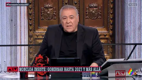 Ferreras señala el dilema de Sumar tras el 'caso Cerdán': "Están horrorizados, pero no quieren cargarse el Gobierno progresista" Ferreras señala el dilema de Sumar tras el 'caso Cerdán': "Están horrorizados, pero no quieren cargarse el Gobierno progresista"