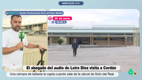 Javier Bastida explica cómo se consiguió captar la imagen del abogado Jacobo Teijelo en Soto del Real Una cámara de laSexta captó, de manera casual, al 'abogado de las cloacas' saliendo de Soto del Real. Teijelo aparecía en una grabación junto a Leire Diez cuando esta intentaba obtener información de un empresario.