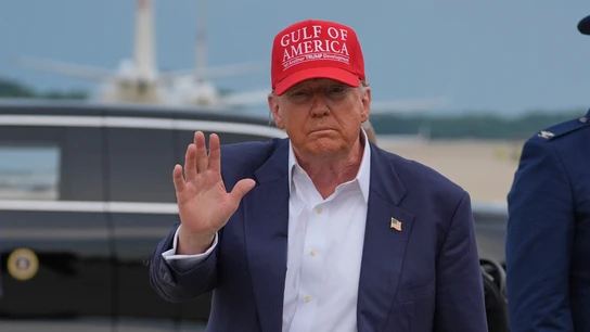 El presidente de Estados Unidos (EEUU), Donald Trump, este martes. El presidente de Estados Unidos (EEUU), Donald Trump, este martes.