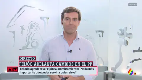 Montesinos, tras los cambios de Feijóo en el PP: "Hay nervios porque habrá más cambios en el Senado y en Génova 13" Montesinos, tras los cambios de Feijóo en el PP: "Hay nervios porque habrá más cambios en el Senado y en Génova 13"