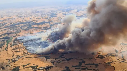 Dos incendios en la comarca de la Segarra Dos incendios en la comarca de la Segarra