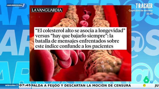 La reacción de Alfonso Arús a que el colesterol alto es síntoma de longevidad: "Tenía razón desde hace más de 20 años" La reacción de Alfonso Arús a que el colesterol alto es síntoma de longevidad: "Tenía razón desde hace más de 20 años"