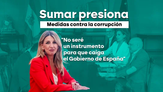 Yolanda Díaz: "No seré un instrumento para que caiga el Gobierno de España". Yolanda Díaz: "No seré un instrumento para que caiga el Gobierno de España".
