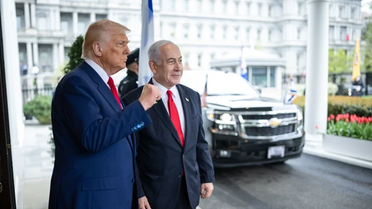 El presidente de Estados Unidos (EEUU), Donald Trump, y su homólogo israelí, Benjamin Netanyahu, en una imagen de archivo. El presidente de Estados Unidos (EEUU), Donald Trump, y su homólogo israelí, Benjamin Netanyahu, en una imagen de archivo.