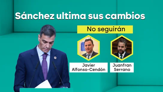 Sánchez purga el núcleo duro de Santos Cerdán: Juan Francisco Serrano y Javier Cendón saldrán de la Ejecutiva del PSOE Sánchez purga el núcleo duro de Santos Cerdán: Juan Francisco Serrano y Javier Cendón saldrán de la Ejecutiva del PSOE