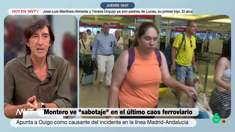 Benjamín Prado habla por experiencia propia del caos ferroviario: "Es desesperante la falta de información que hay"
