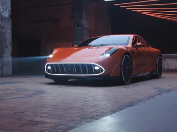 Mercedes-AMG GT XX Concept en color rojo Mercedes-AMG GT XX Concept en color rojo