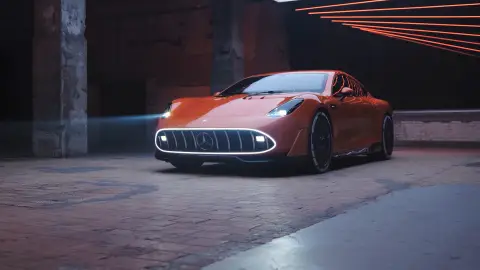 Mercedes-AMG GT XX Concept en color rojo Mercedes-AMG GT XX Concept en color rojo