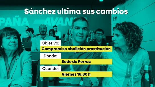 El PSOE busca reafirmar su compromiso para abolir la prostitución con una reunión este viernes en Ferraz. El PSOE busca reafirmar su compromiso para abolir la prostitución con una reunión este viernes en Ferraz.