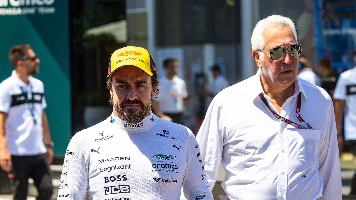 Fernando Alonso y Lawrence Stroll Fernando Alonso y Lawrence Stroll