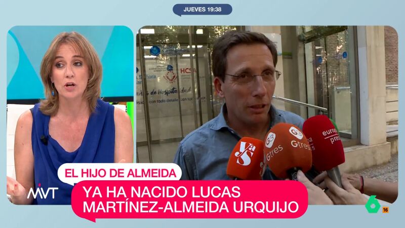 El mensaje de Tania Sánchez a Almeida tras el nacimiento de su hijo: "Que disfrute pidiendo plaza en una escuela infantil"
