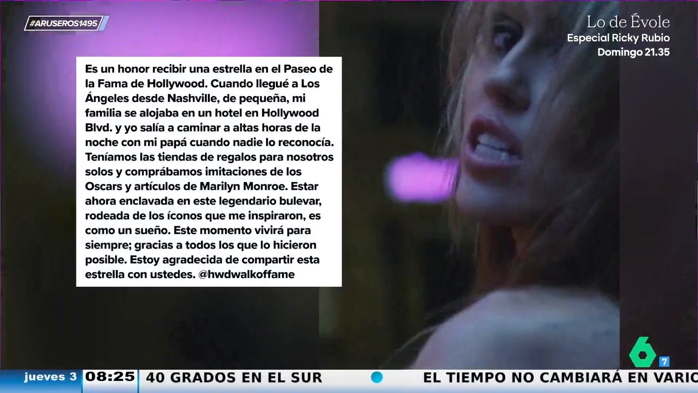 Miley Cyrus anuncia emocionada que tendrá una estrella en el Paseo de la Fama de Hollywood de 2026: "Es un honor" Miley Cyrus anuncia emocionada que tendrá una estrella en el Paseo de la Fama de Hollywood de 2026: "Es un honor"