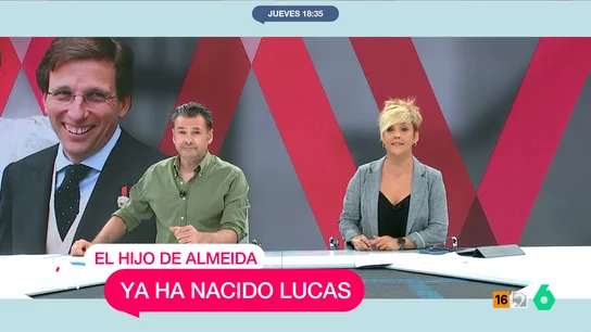 Iñaki López, al ver a Almeida corriendo al hospital: "Esa velocidad es probable que la pierda a base de no dormir" Teresa Urquijo salía de cuentas el 24 de junio pero, no ha sido hasta este 3 de julio cuando han dado la bienvenida al pequeño Lucas, que se llama así en honor a su abuelo materno.