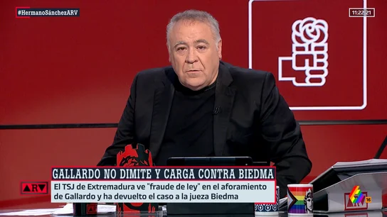 Ferreras define a Gallardo como "la contradicción permanente": "Está atacando a la jueza" Ferreras define a Gallardo como "la contradicción permanente": "Está atacando a la jueza"