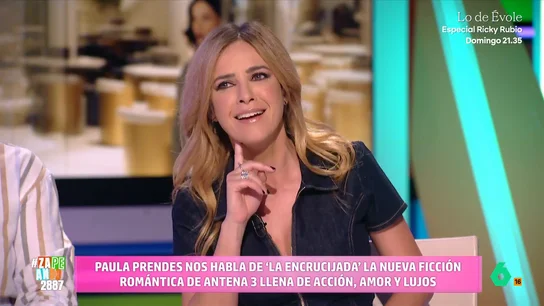 Paula Prendes presenta 'La encrucijada': "Es una gran historia. Creo que es lo que engancha a la gente" La actriz interpreta a Patricia Reyes, una empresaria capaza de hacer lo que sea por mantener su nivel de vida. "Es mala, pero luego se entiende por qué, hay una justificación", aclara la actriz.