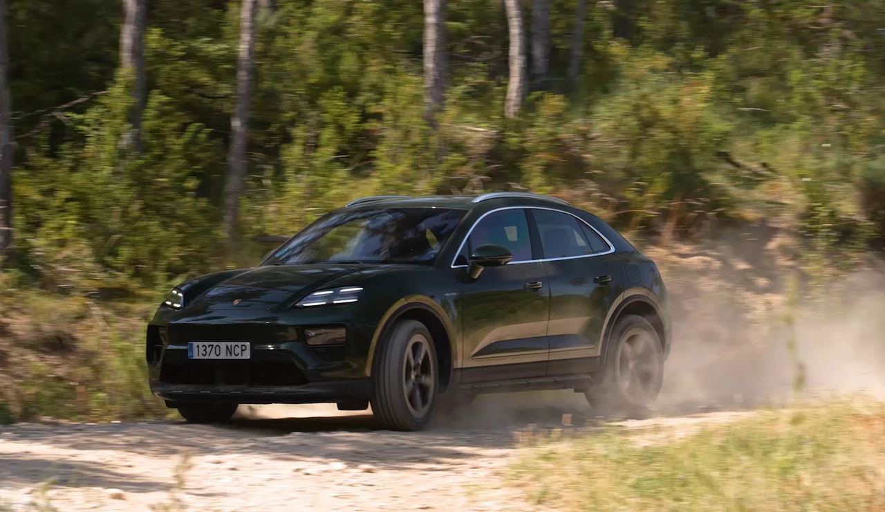 El Porsche Macan en color negro