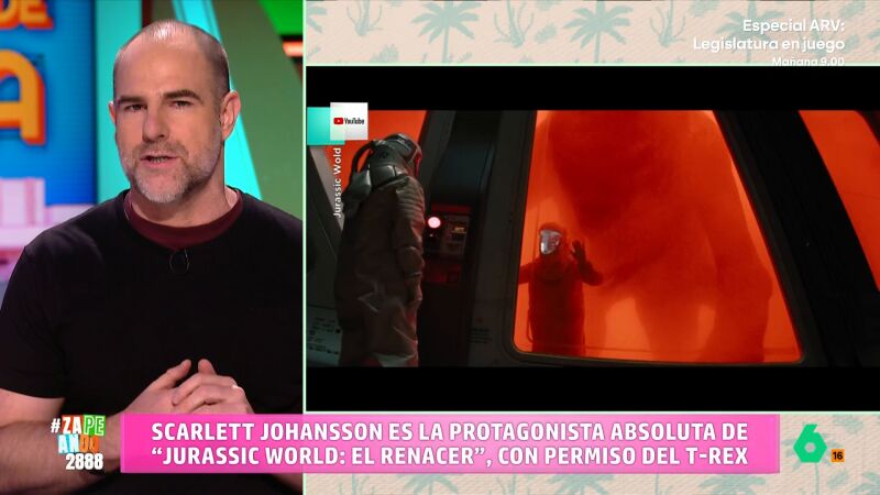 Alberto Rey valora 'Jurassic World: el renacer', la nueva película de la saga: "Es exactamente lo que te esperas"
