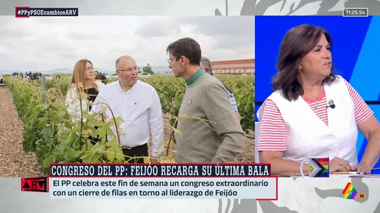 Lucía Méndez analiza la figura de Tellado: "Pensar que es una persona distinta a Feijóo, es mágico" Lucía Méndez analiza la figura de Tellado: "Pensar que es una persona distinta a Feijóo, es mágico"