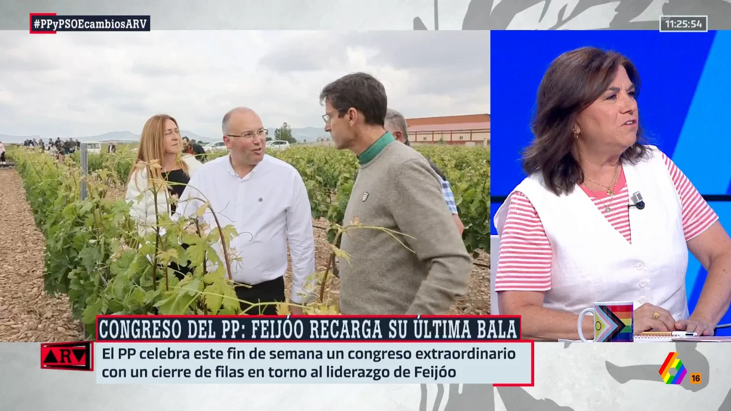 Lucía Méndez analiza la figura de Tellado: "Pensar que es una persona distinta a Feijóo, es mágico" Lucía Méndez analiza la figura de Tellado: "Pensar que es una persona distinta a Feijóo, es mágico"
