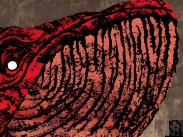 Detalle de la cubierta de 'La ballena azul', de Raúl Quinto