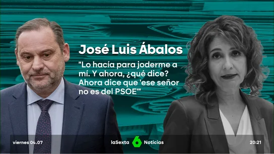 Ábalos carga contra Montero Ábalos carga contra Montero
