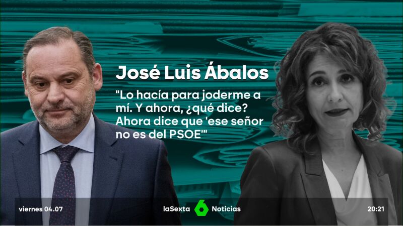 Ábalos carga contra Montero