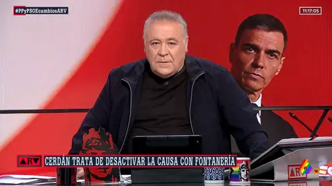 Ferreras destaca cuál es el "gran pecado mortal" del PSOE: "Incluso después del informe de la UCO, algunos han creído a Cerdán" Ferreras destaca cuál es el "gran pecado mortal" del PSOE: "Incluso después del informe de la UCO, algunos han creído a Cerdán"