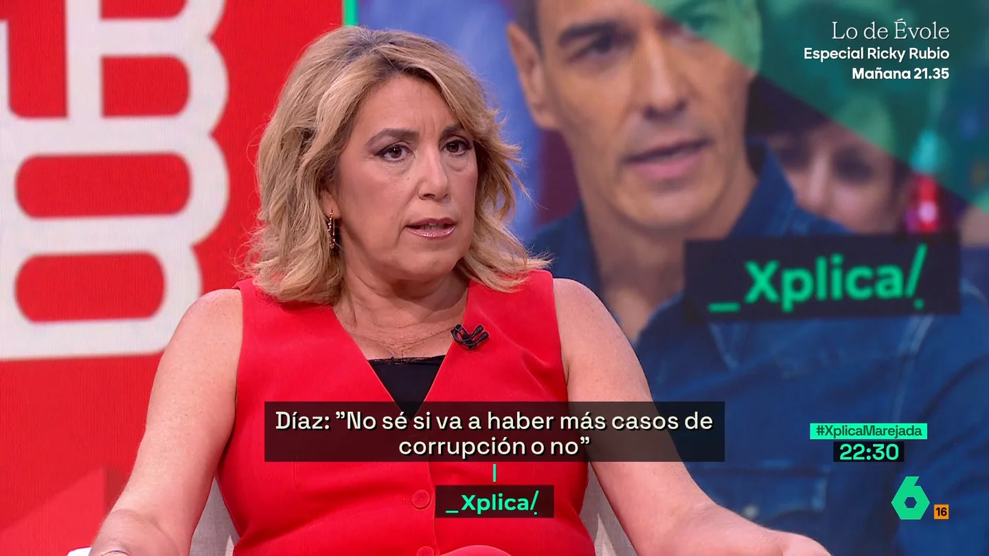 Susana Díaz en laSexta Xplica Susana Díaz en laSexta Xplica