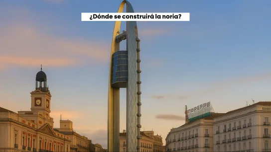 Así quedaría la Torre Panorama en la Puerta del Sol. Así quedaría la Torre Panorama en la Puerta del Sol.