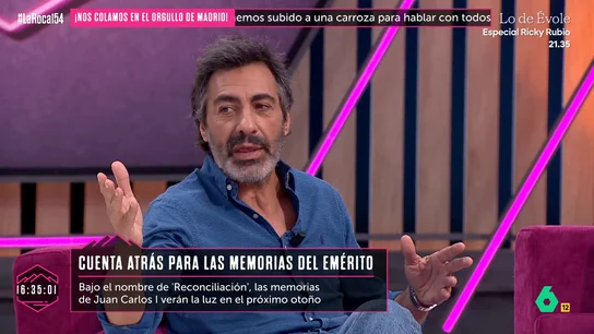 "Se ha robado su propia historia": Juan del Val, tajante sobre las memorias del rey emérito "Se ha robado su propia historia": Juan del Val, tajante sobre las memorias del rey emérito
