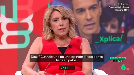 Susana Díaz, sobre las palabras de Felipe González: "Si piensa así, no está de más que le escuches" Susana Díaz, sobre las palabras de Felipe González: "Si piensa así, no está de más que le escuches"