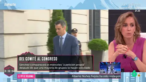 Tania Sánchez, sobre la próxima comparecencia de Sánchez en el Congreso: "No tiene que dirigirse a la oposición ni a los periodistas" Tania Sánchez, sobre la próxima comparecencia de Sánchez en el Congreso: "No tiene que dirigirse a la oposición ni a los periodistas"