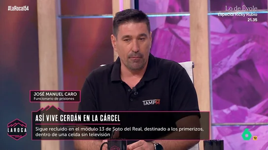 José Manuel Caro, funcionario de prisiones, explica cómo es la vida de Santos Cerdán en Soto del Real José Manuel Caro, funcionario de prisiones, explica cómo es la vida de Santos Cerdán en Soto del Real