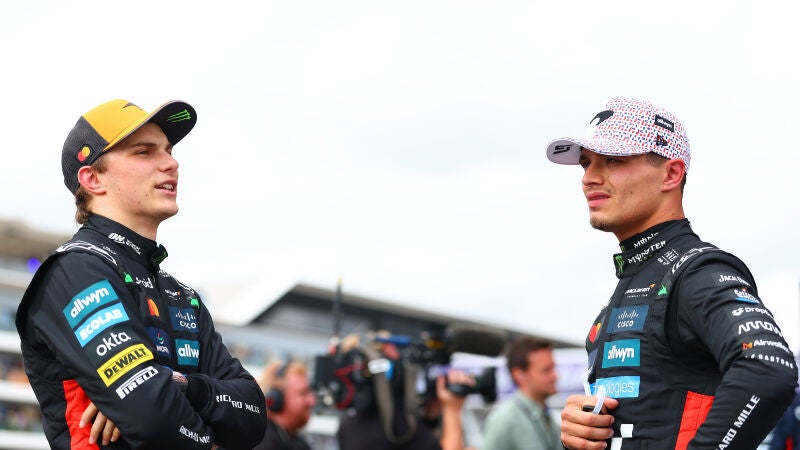 Oscar Piastri y Lando Norris
