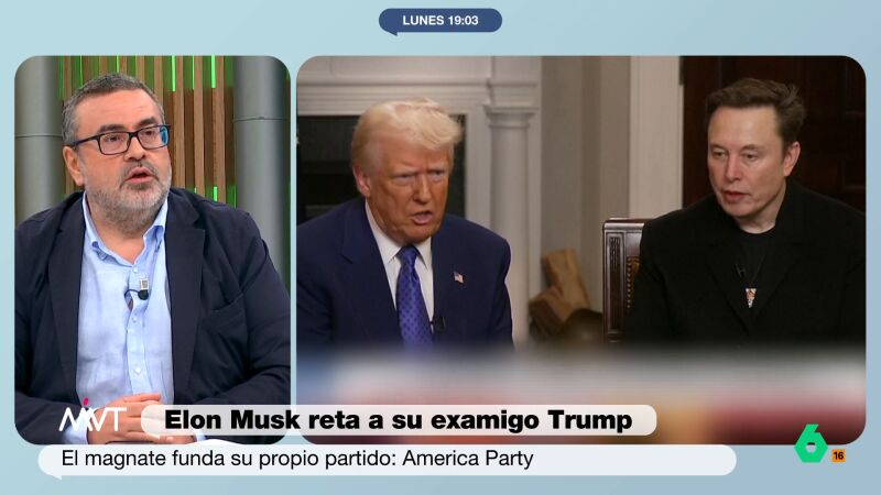 Pedro Rodríguez, sobre el partido político de Musk: "No va a ganar las elecciones, pero puede hacer las cosas difíciles a Trump"