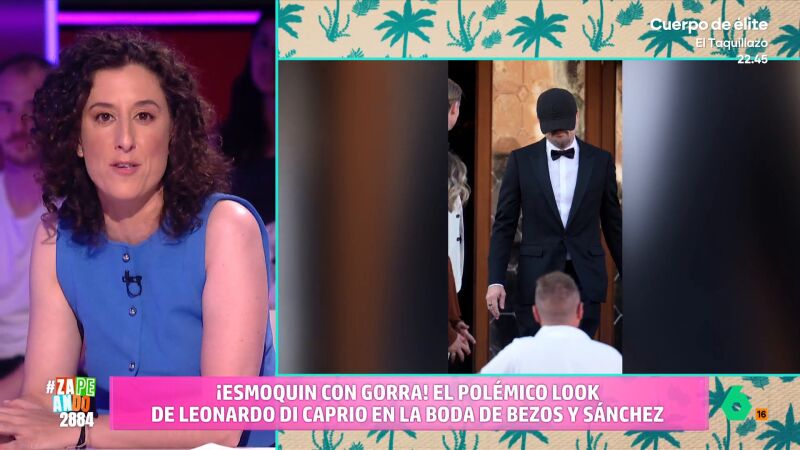 La polémica gorra de DiCaprio en la boda de Jeff Bezzos: "No sabemos si era por los paparazzi o porque se pasó con el champín"