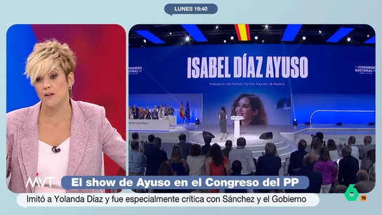 Cristina Pardo reacciona al último "me gusta la fruta" de Ayuso: "Hacer el chiste y pararse para que te aplaudan es horroroso" Cristina Pardo reacciona al último "me gusta la fruta" de Ayuso: "Hacer el chiste y pararse para que te aplaudan es horroroso"