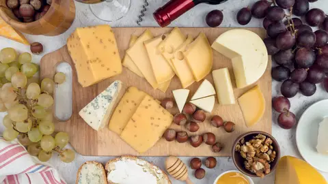 Tabla de quesos. Tabla de quesos.