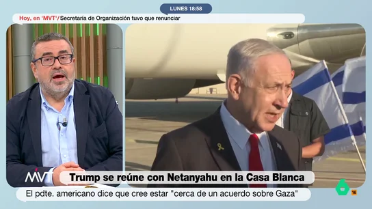 Pedro Rodríguez, sobre el encuentro de Trump y Netanyahu: "La historia de Israel y EEUU sigue sincronizada para mal" Pedro Rodríguez, sobre el encuentro de Trump y Netanyahu: "La historia de Israel y EEUU sigue sincronizada para mal"