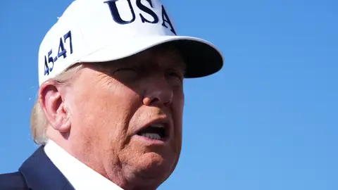 El presidente de EEUU, Donald Trump El presidente de EEUU, Donald Trump