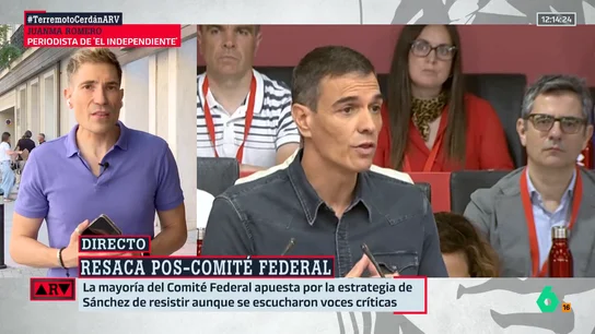 Juanma Romero señala que el PSOE está "devastado anímicamente": "Ese es un estado que no pudo levantar Sánchez" Juanma Romero señala que el PSOE está "devastado anímicamente": "Ese es un estado que no pudo levantar Sánchez"