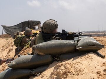 Soldados de Israel desplegados en territorios de Gaza.