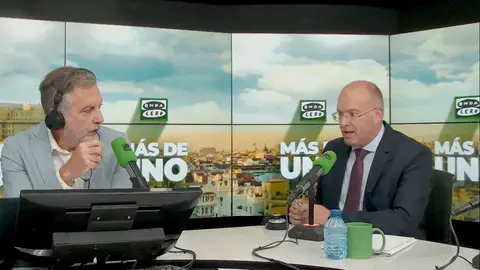Miguel Tellado en una entrevista en Onda Cero Miguel Tellado en una entrevista en Onda Cero
