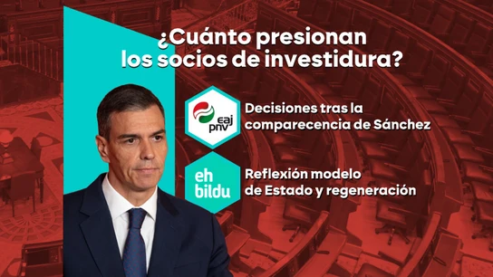 La presión de los socios. El PNV pide cautela y EH Bildu tira de clásico. La presión de los socios. El PNV pide cautela y EH Bildu tira de clásico.