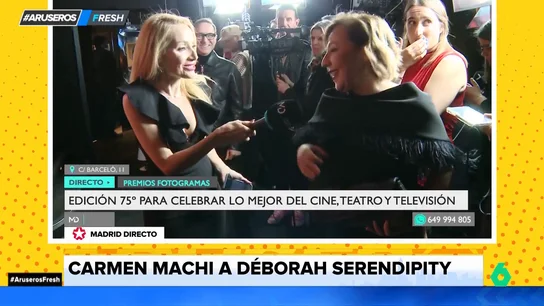 Carmen Machi riñe a Déborah Serendipity por hablar demasiado alto Carmen Machi riñe a Déborah Serendipity por hablar demasiado alto