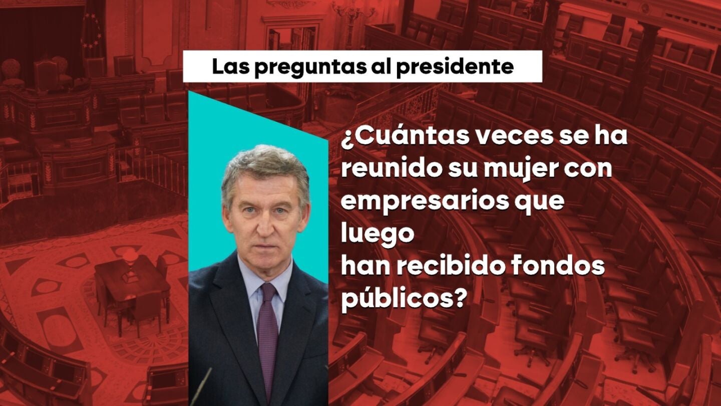 Feijóo buscará poner sobre las cuerdas a Sánchez con 50 preguntas sobre la "corrupción" de su Gobierno